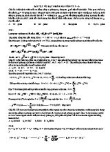 Bài tập về Hạt nhân nguyên tử môn Vật lý Lớp 12 - Phần 6